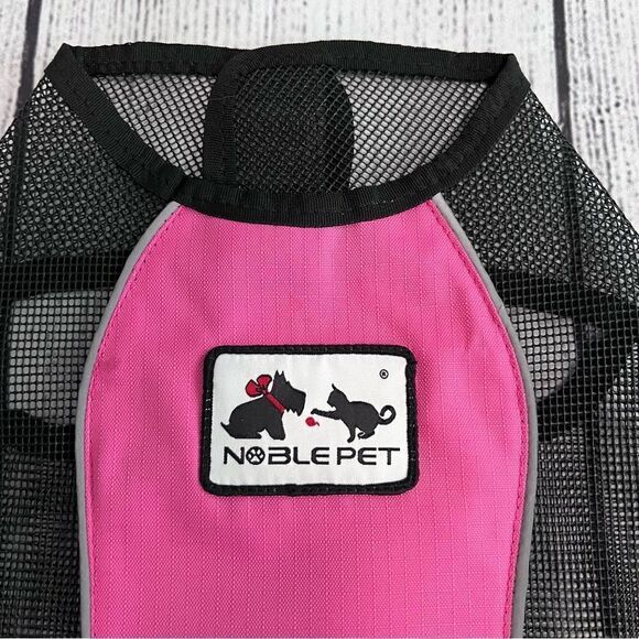 Noble Pet Pink & Black Dog Mesh Jacket Vest  NEW! - Picture 2 of 6
